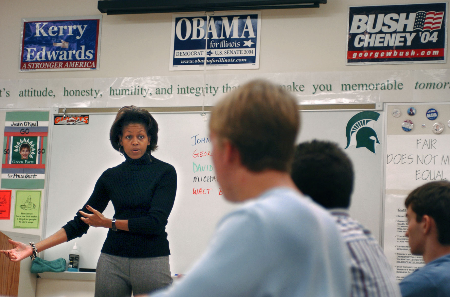 Michelle Obama, 2004